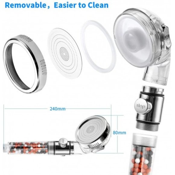 Handheld High Pressure Showerhead - New - Picture 6 of 8